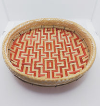 Cargar imagen en el visor de la galería, Red Baniwa Woven Tray Basket