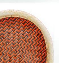 Load image into Gallery viewer, Black and Red Baniwa Woven Tray Basket