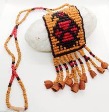 Load image into Gallery viewer, Wai-Wai Morototo Seeds Bird Medallion Necklace