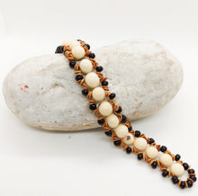 Load image into Gallery viewer, White Acai Chenille Bracelet