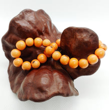 Cargar imagen en el visor de la galería, Salmon Acai Elastic Bracelet from the Amazon