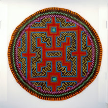 Load image into Gallery viewer, Shipibo Circle Mat IV