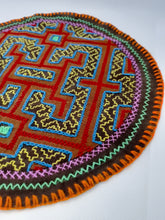 Load image into Gallery viewer, Shipibo Circle Mat IV