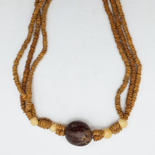 Load image into Gallery viewer, Multi-Strand Morototó &amp; Rubber Tree Seed Necklace
