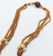 Load image into Gallery viewer, Multi-Strand Morototó &amp; Rubber Tree Seed Necklace
