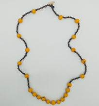 Load image into Gallery viewer, Yellow Açaí Beads Necklace
