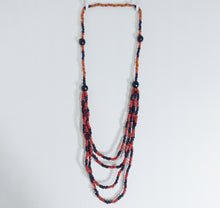 Load image into Gallery viewer, Multi-Strand Morototo and Wood Beads Necklace
