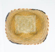 Load image into Gallery viewer, Black &amp; Brown Baniwa Woven Basket with Lid
