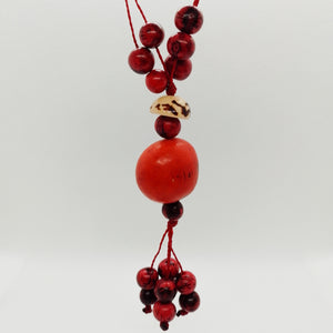 Red Acai and Jarina Cluster Necklace