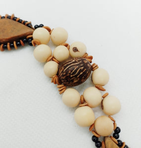 Acai Seeds Cluster and Pona Seed Bracelet