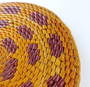 Orange Turiarte Woven Circle