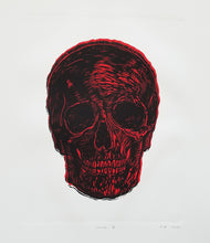 Load image into Gallery viewer, Skull I - Linocut Print No 43
