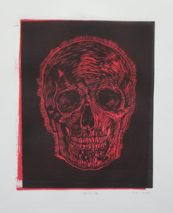 Skull I - Linocut Print No 43