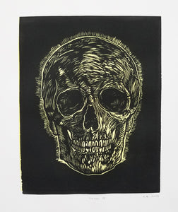 Skull I - Linocut Print No 43