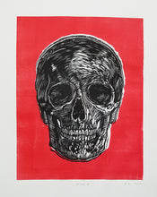 Load image into Gallery viewer, Skull I - Linocut Print No 43
