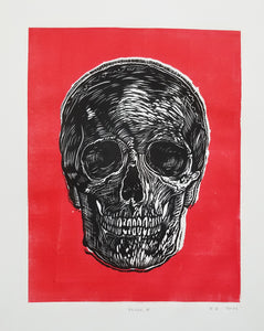 Skull I - Linocut Print No 43