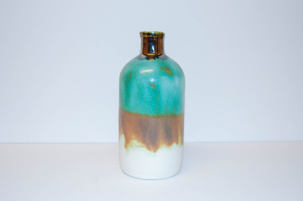 Aqua/Earth Medium Vase