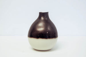 Black Lava Pear Vase