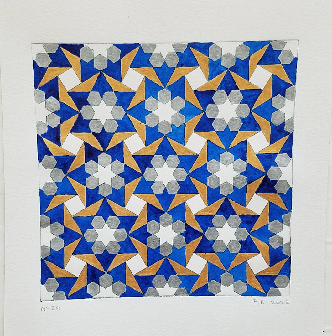 Mudejar Watercolor No 29