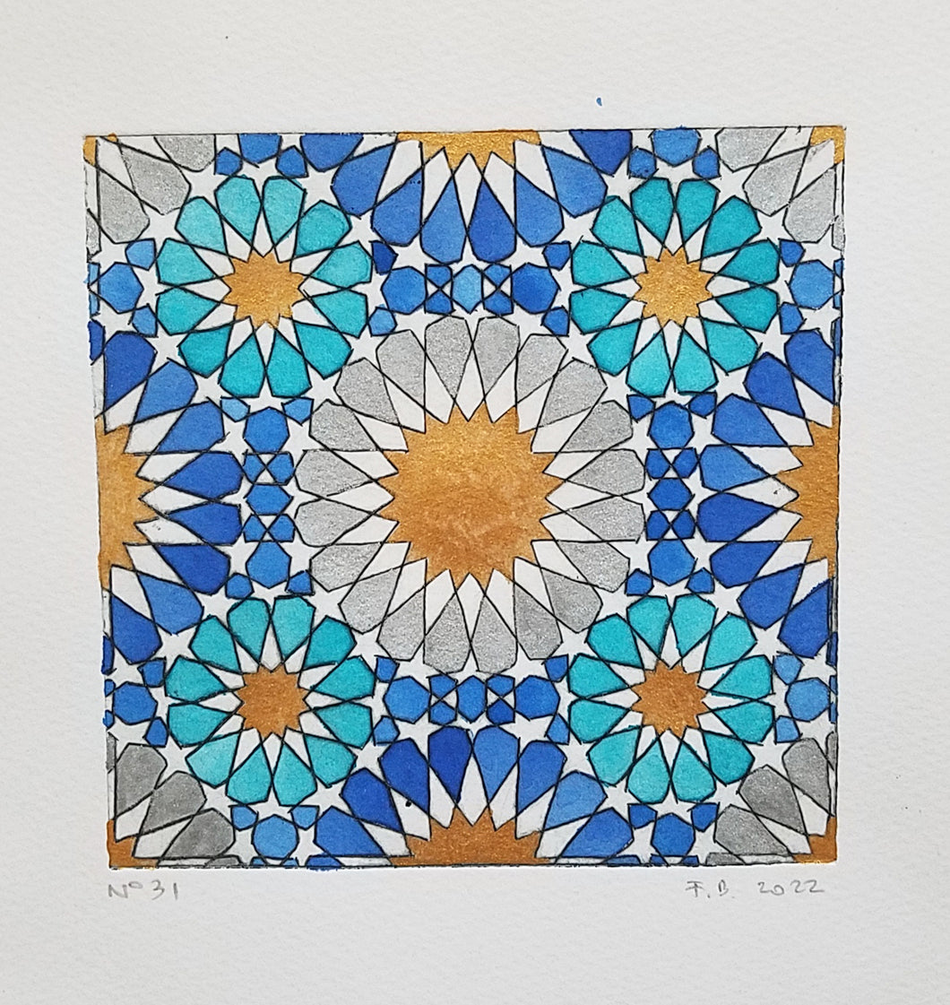 Mudejar Watercolor No 31