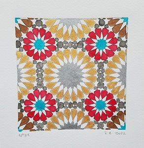 Mudejar Watercolor No 32