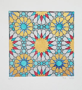 Mudejar Watercolor No 3